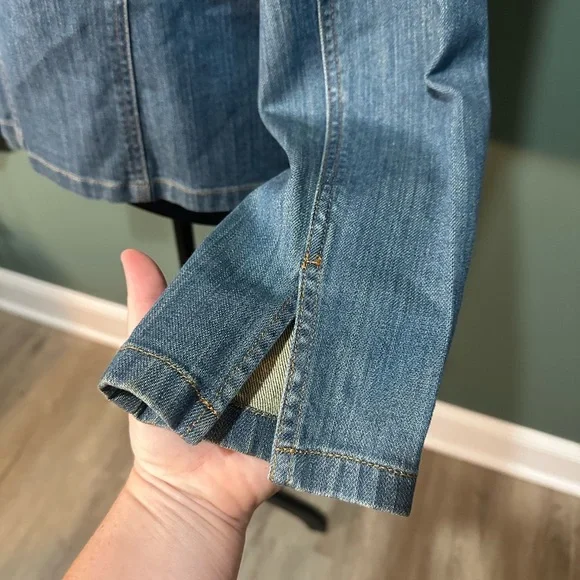 💕Just Be Vintage Classic Blue Denim Jacket Size 8 - Picture 6 of 6